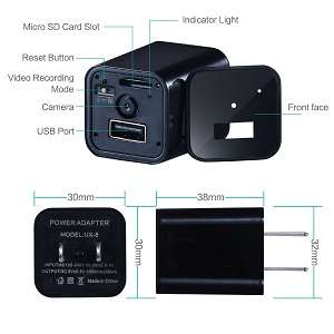 HD 1080p Spy Camera USB Wall Charger Mini Us/eu Plug AC Adapter Nanny Camcorder Deal In America